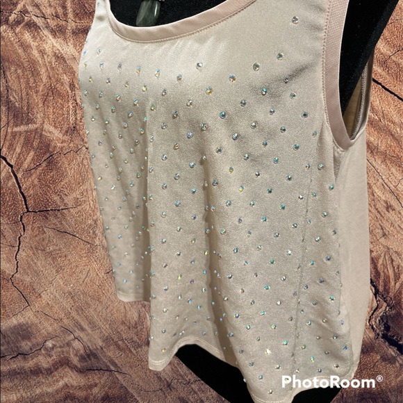 Express Sexy Sparkle Crop Top (Rhinestones) - Picture 3 of 4